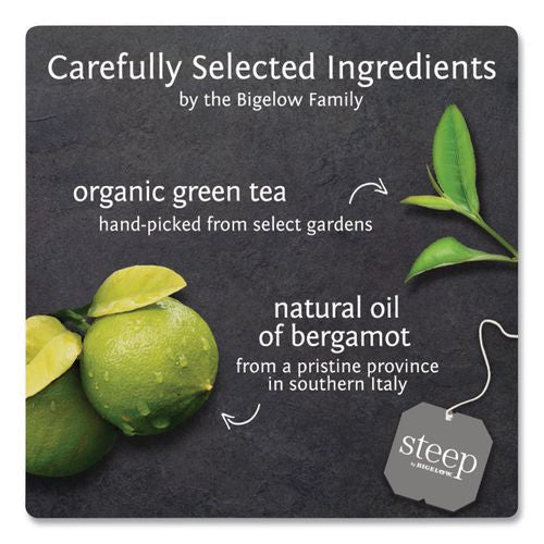 Image of Bigelow® RCB17700 Steep Tea, Earl Grey, 1.28 Oz Tea Bag, 20/box