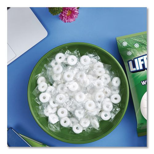 Image of LifeSavers® NFG885041 Hard Candy Mints, Wint-O-Green, Individually Wrapped, 6.25 Oz Bag