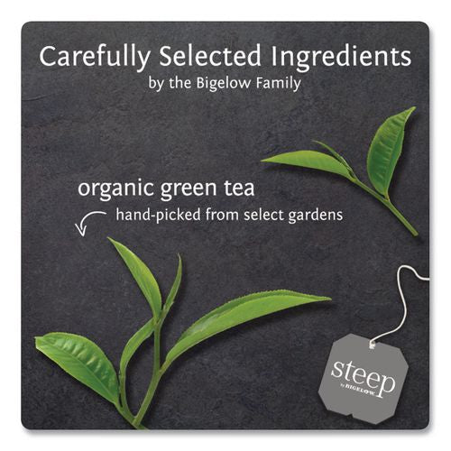 Image of Bigelow® RCB17703 Steep Tea, Pure Green, 0.91 Oz Tea Bag, 20/box