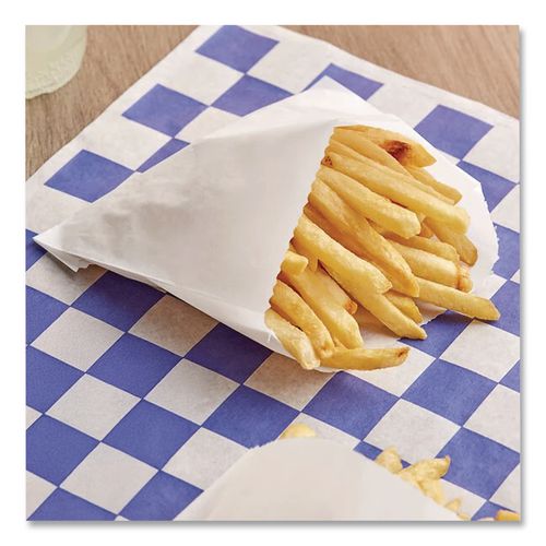 Image of Bagcraft 450003 French Fry Bags, 4.5" x 2" x 3.5", White, 2,000/Carton
