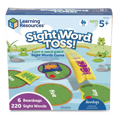 Image of Learning Resources® LER4698 Sight Word Toss, 1 to 6 Players, Grades 1 to 3, 220 Pieces