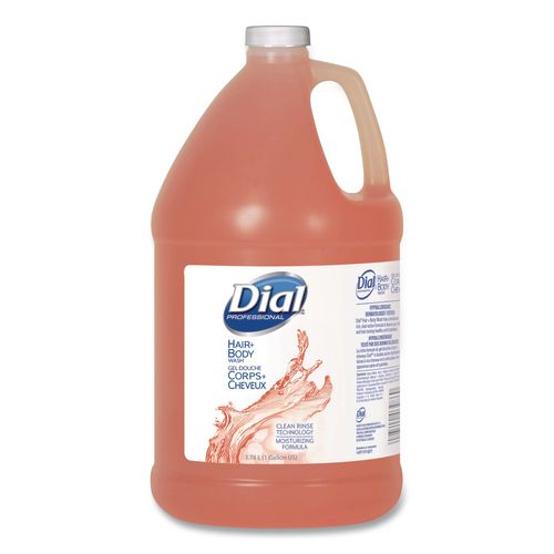 Image of Dial® Professional 03986 Hair + Body Wash, Neutral Scent, 1 Gal, 4/carton