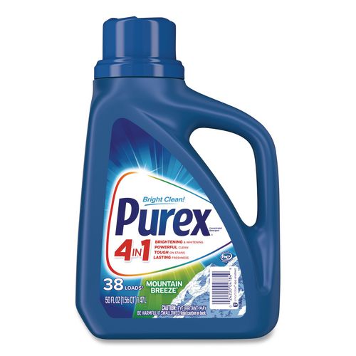 Image of Purex® 04784CT Liquid Laundry Detergent, Mountain Breeze, 50 Oz Bottle, 6/carton