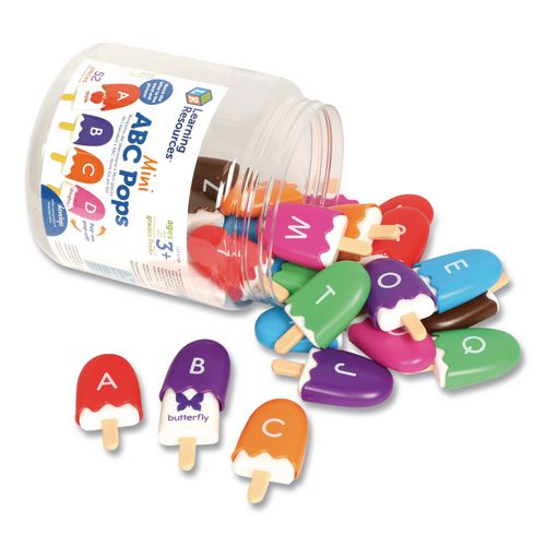 Image of Learning Resources® LER6799 Mini ABC Pops, Pre-K to K, 52 Pieces