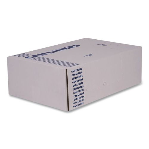 Image of Heritage L6844AC ER1 Linear Low-Density Can Liners, 33 gal, 1.5 mil, 34 x 44, Clear, 100/Carton