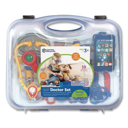 Image of Learning Resources® LER9048 Pretend and Play Doctor Set, Ages 3 and Up, 19 Pieces