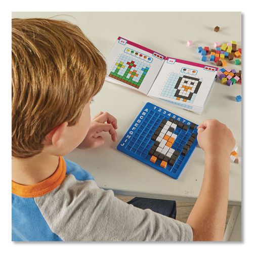 Image of Learning Resources® LER9463 STEM Explorers Pixel Art Challenge, Grades K to 2, 402 Pieces