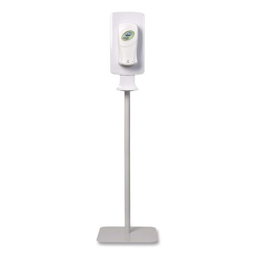 Image of Dial® Professional 09495EA Fit Touch Free Dispenser Floor Stand, 15.7 X 15.7 X 58.3, White