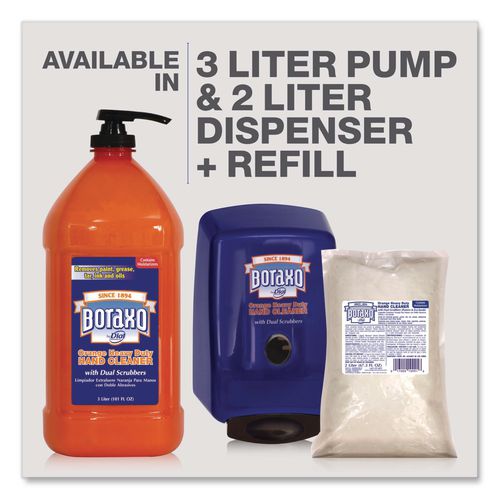 Image of Boraxo® DIA 10992 Orange Heavy Duty Hand Cleaner Refill, Citrus Scent, 2 L, 4/Carton