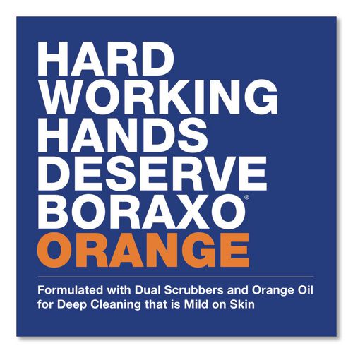 Image of Boraxo® DIA 10992 Orange Heavy Duty Hand Cleaner Refill, Citrus Scent, 2 L, 4/Carton