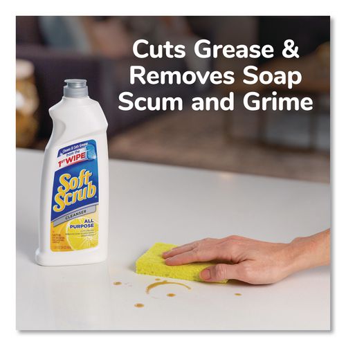 Image of Soft Scrub® 2340015020 All Purpose Cleanser, Lemon Scent, 36 Oz Bottle