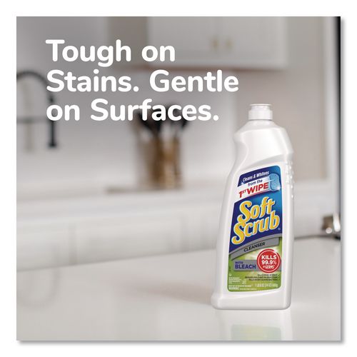 Image of Soft Scrub® 15519 Cleanser With Bleach Commercial 36 Oz Bottle, 6/carton