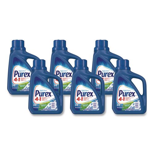 Image of Purex® 04784CT Liquid Laundry Detergent, Mountain Breeze, 50 Oz Bottle, 6/carton