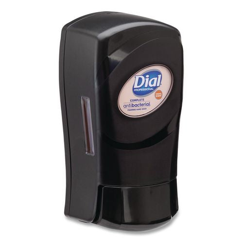 Image of Dial® Professional 16619 FIT Universal Manual Dispenser, 1.2 L, 4 x 5.13 x 10.5, Slate, 3/Carton