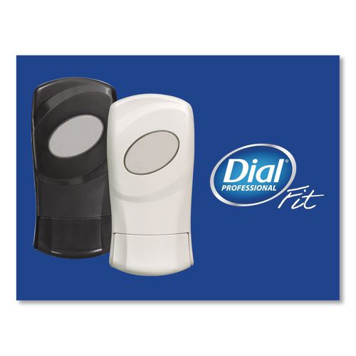 Image of Dial® Professional 16619 FIT Universal Manual Dispenser, 1.2 L, 4 x 5.13 x 10.5, Slate, 3/Carton