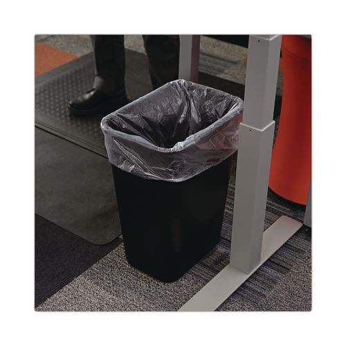 Image of Boardwalk® Z6036LN GR1 High-Density Can Liners, 30 gal, 8 mic, 30" x 36", Natural, Perforated Roll, 25 Bags/Roll, 20 Rolls/Carton