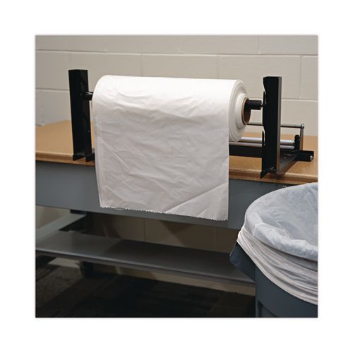 Image of Boardwalk® K7665WCK Industrial Can Liner Rolls, 60 gal, 2.5 mil, 21" x 17" x 65", Clear, 50/Carton