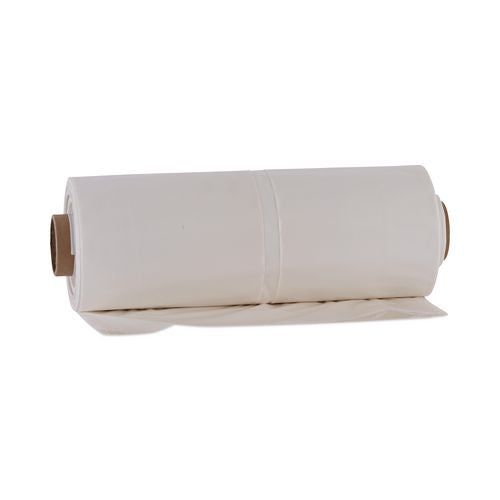 Image of Boardwalk® K7665WCK Industrial Can Liner Rolls, 60 gal, 2.5 mil, 21" x 17" x 65", Clear, 50/Carton