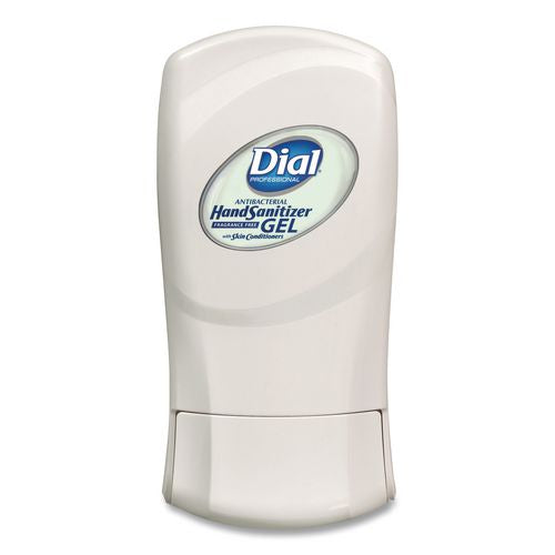 Image of Dial® Professional 16706 Antibacterial Gel Hand Sanitizer Refill For Fit Manual Dispenser, 1.2 L, Fragrance-Free, 3/carton