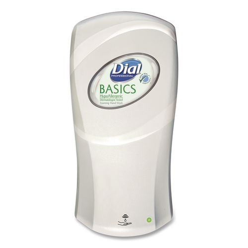 Image of Dial® Professional 16722 Basics Hypoallergenic Foaming Hand Wash Refill for FIT Touch Free Dispenser, Honeysuckle Scent, 1 L, 3/Carton
