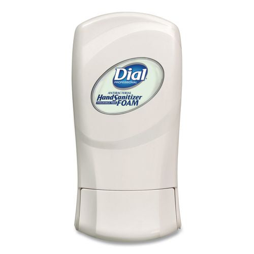Image of Dial® Professional 19038 Antibacterial Foaming Hand Sanitizer Refill For Fit Manual Dispenser, 1.2 L Bottle, Fragrance-Free, 3/carton