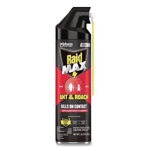Image of Raid® 345742 Ant/Roach Killer, 14.5 oz Aerosol Spray