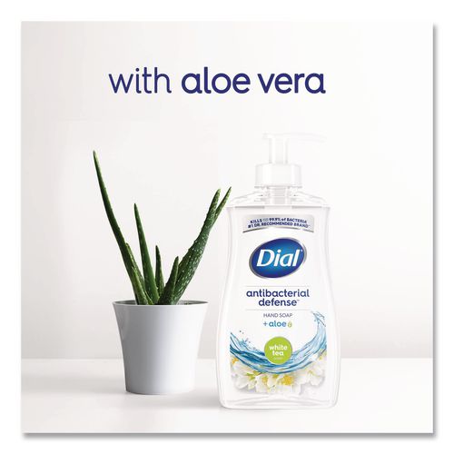 Image of DialÂ® Antibacterial Liquid Hand Soap, White Tea Scent, 11 oz, 12/Carton