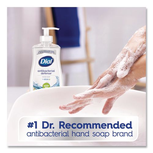 Image of DialÂ® Antibacterial Liquid Hand Soap, White Tea Scent, 11 oz, 12/Carton