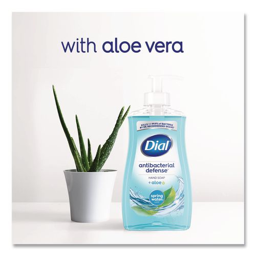 Image of Dial® 17000 20952 Antibacterial Liquid Hand Soap, Spring Water Scent, 11 oz, 12/Carton
