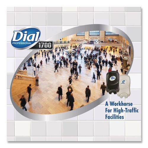 Image of Dial® Professional 17000 32094 Clean+Gentle Antibacterial Foaming Hand Wash Refill for 1700 Dispenser, Fragrance-Free, 1.7 L, 3/Carton