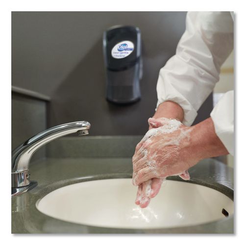 Image of Dial® Professional 32100CT Clean+Gentle Antibacterial Foaming Hand Wash Refill for FIT Manual Dispenser, Fragrance-Free, 1.2 L, 3/Carton