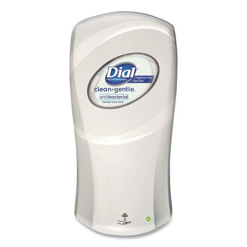 Image of Dial® Professional 32106CT Clean+Gentle Antibacterial Foaming Hand Wash Refill for FIT Touch Free Dispenser, Fragrance-Free, 1 L, 3/Carton