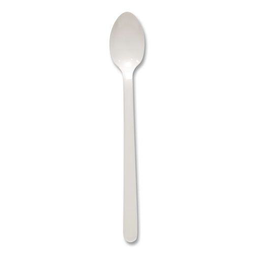 Image of SOLO® MSWD-0007 Specialty Cutlery, Soda Spoon, Plastic, White, 1,000/Carton
