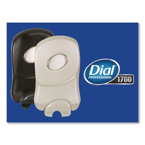 Image of Dial® Professional Dial 1700 Manual Dispenser, 1.7 L, 7.07 x 3.95 x 12.66, Pearl, 3/Carton