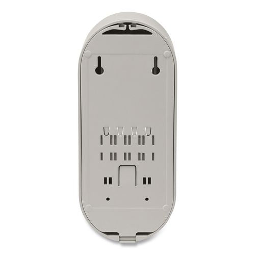 Image of Dial® Professional Versa Dispenser for Pouch Refills, 15 oz, 3.75 x 3.38 x 8.75, Light Gray/White, 6/Carton