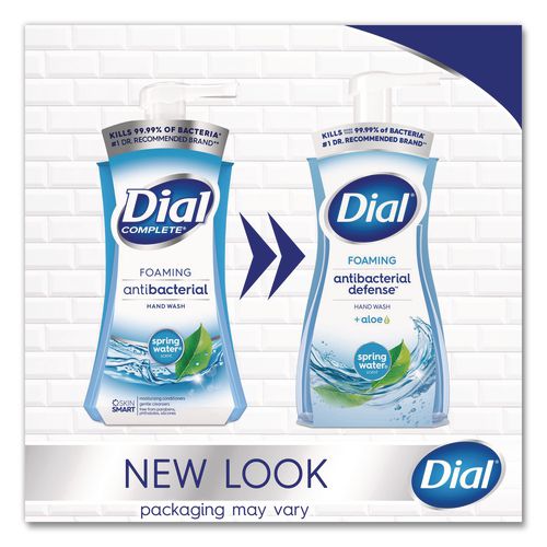 Image of DialÂ® Antibacterial Foaming Hand Wash, Spring Water Scent, 10 oz, 8/Carton
