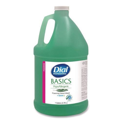Image of Dial® Professional 17000 35438 Basics Hypoallergenic Hand Wash, Honeysuckle Scent, 1 gal, 4/Carton