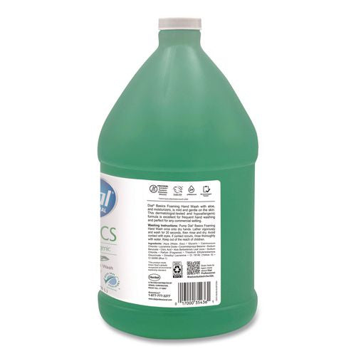 Image of Dial® Professional 17000 35438 Basics Hypoallergenic Hand Wash, Honeysuckle Scent, 1 gal, 4/Carton
