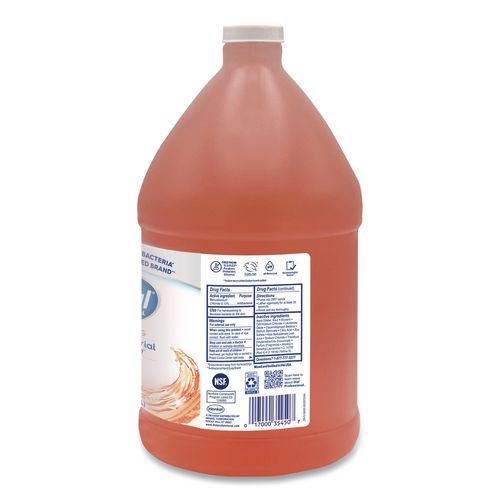 Image of Dial® Professional 17000 35452 Antibacterial Defense Original Foaming Hand Wash, Plus Aloe, Original Scent, 1 gal, 4/Carton