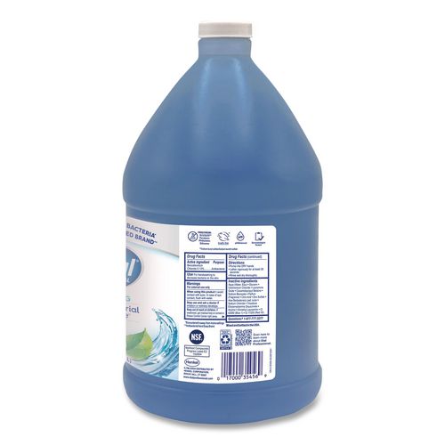 Image of Dial® Professional 17000 35458 Antibacterial Defense Foaming Hand Wash Refill, Plus Aloe Formula, Spring Water Scent, 1 gal, 4/Carton