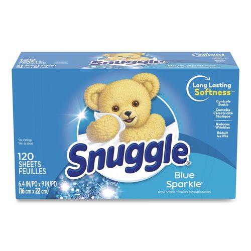 Image of Snuggle® 45115 Fabric Softener Sheets, Fresh Scent, 120 Sheets/box, 6 Boxes/carton