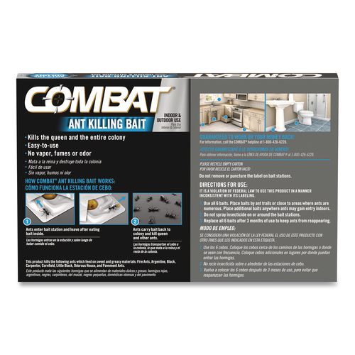 Image of Combat® DIA 45901 Source Kill Ant Bait Station, 0.21 oz, 6/Box, 12 Boxes/Carton