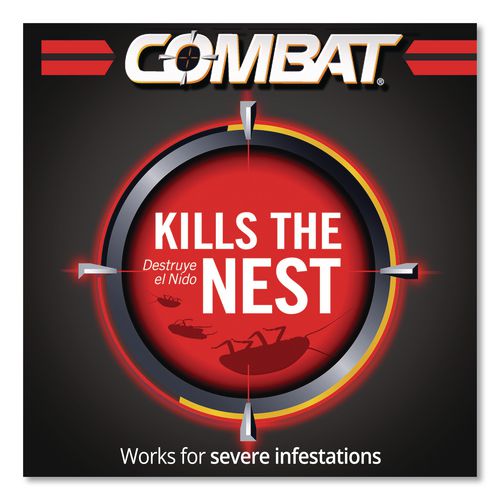 Image of Combat® DIA 51910 MAX Small Roach Quick Kill Formula, 0.43 oz, 12/Pack, 12 Packs/Carton