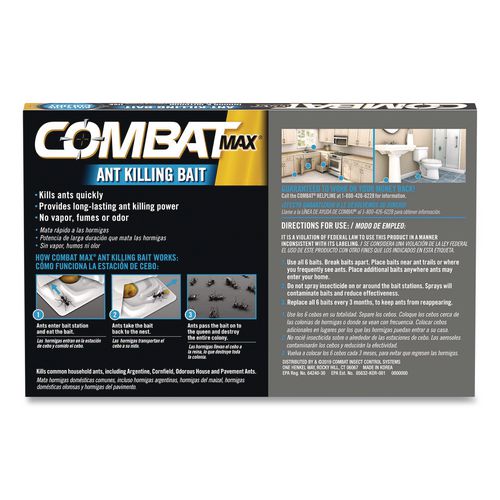 Image of Combat® DIA 55901 Source Kill MAX Ant Killing Bait, 0.21 oz, 6/Box 12 Boxes/Carton