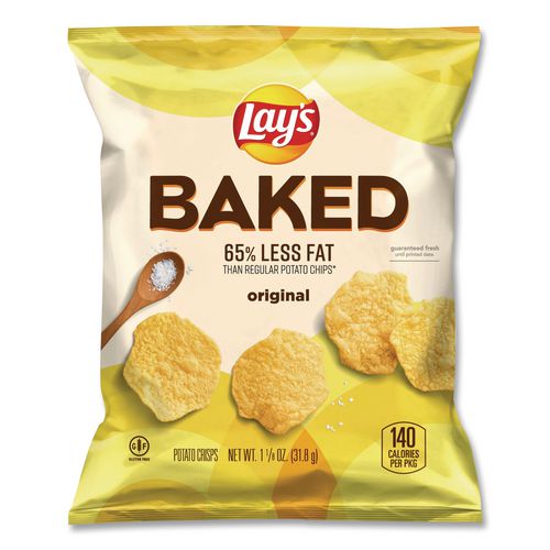 Image of Frito-Lay Baked Variety Pack, Baked Cheetos/Baked Lays BBQ/Baked Lays Original/Baked Ruffles Cheddar Sour Cream, 30 Bags/BX, 2 Boxes/CT
