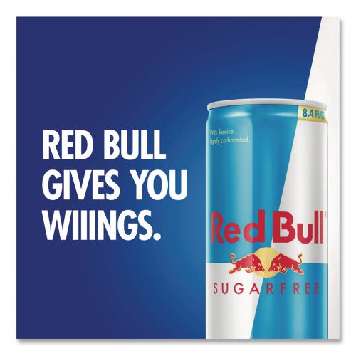 Image of Red Bull® RBD122114 Energy Drink, Sugar-Free, 8.4 Oz Can, 24/carton