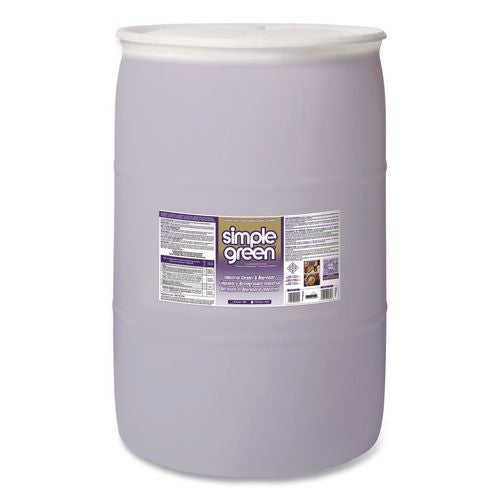 Image of Simple Green® 1600000100055 Industrial Cleaner and Degreaser, Lavender Scent, 55 gal Drum