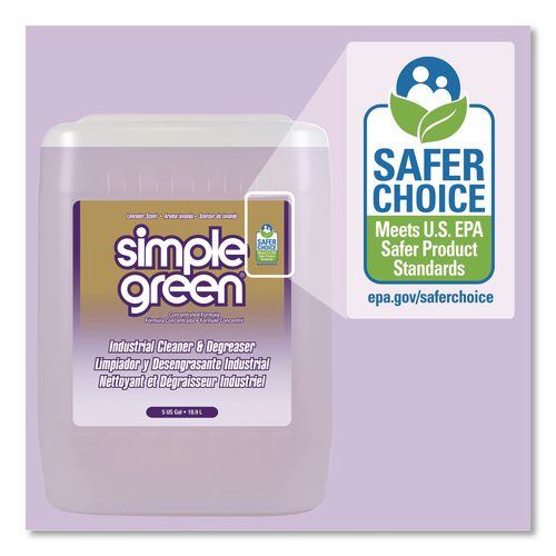Image of Simple Green® 1600200100005 Industrial Cleaner and Degreaser, Lavender Scent, 5 gal Pail