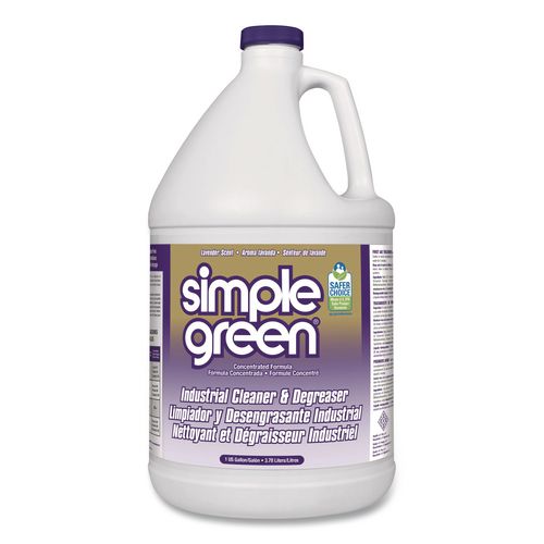 Image of Simple Green® 1610200600128 Industrial Cleaner and Degreaser, Lavender Scent, 1 gal Bottle,  6/Carton