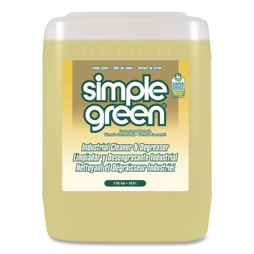 Image of Simple Green® 3000000114005 Industrial Cleaner and Degreaser, Lemon Scent, 5 gal Pail